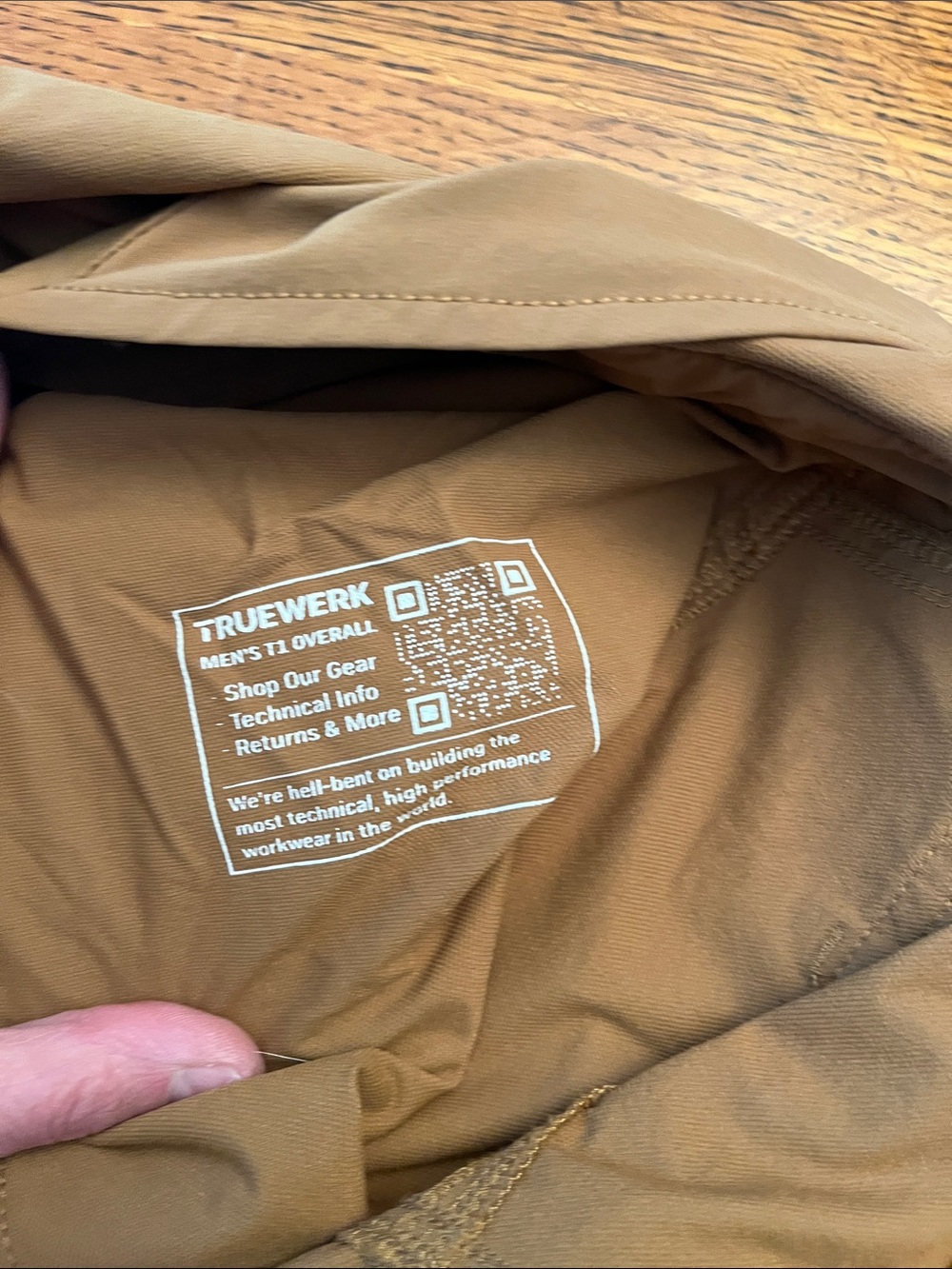 Truewerk T1 Overalls with knee pad pockets, size XL - EUC - Picture 6 of 7
